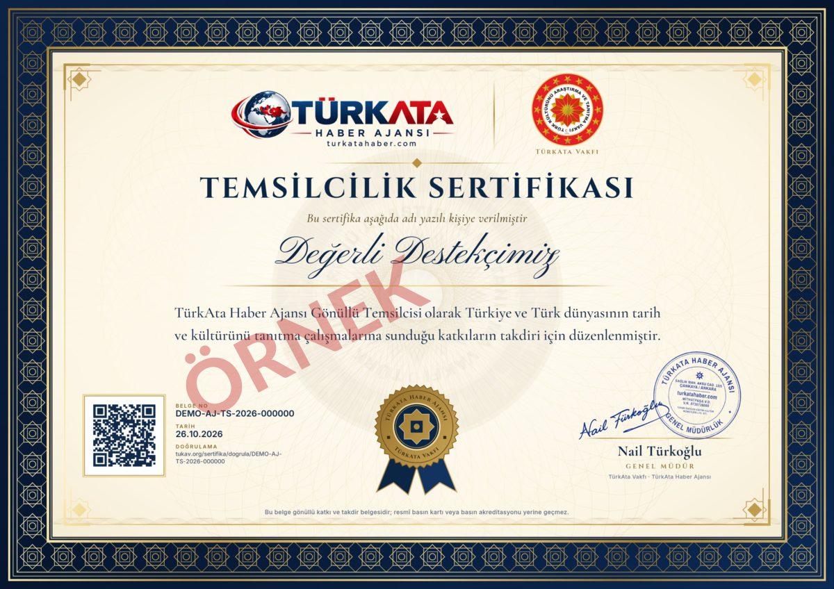 Temsilcilik Sertifikası örnek önizleme