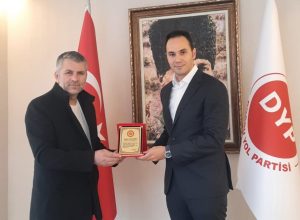 Doğruyol Partisi Genel Başkanı Cenk Küpeli’ye Ziyaret